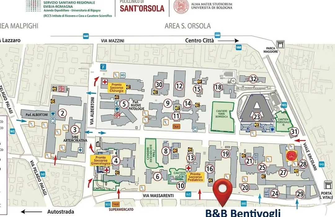 B&B Bentivogli by Lesdomus - Vicino Ospedale Sant'Orsola-1